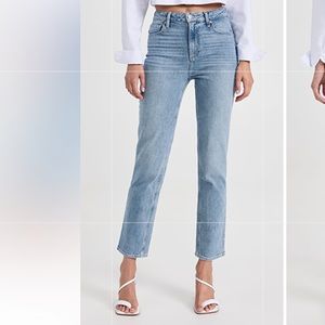 Paige Stella Jeans Size 27 Everlong Vintage Straight Leg High Waisted New